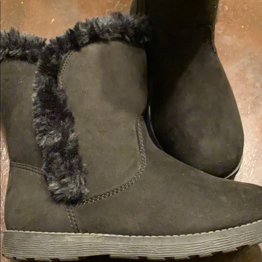 Girl Black Boots